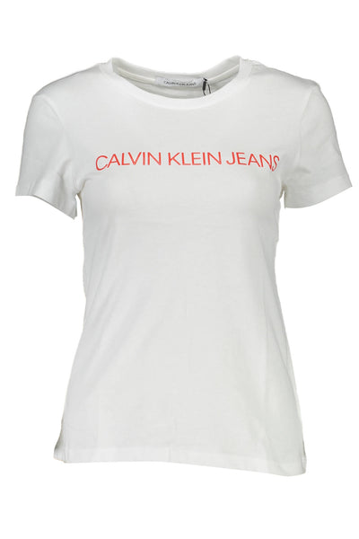 CALVIN KLEIN T-SHIRT MANICHE CORTE Donna