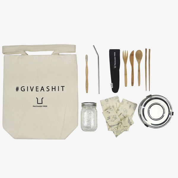 Zero Waste Kit: Lauren's Essentials Give A Shit Tote