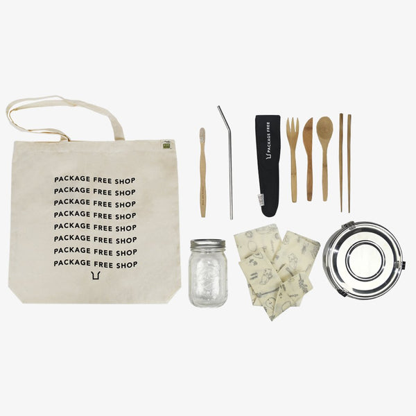 Zero Waste Kit: Lauren's Essentials Package Free Wave Tote